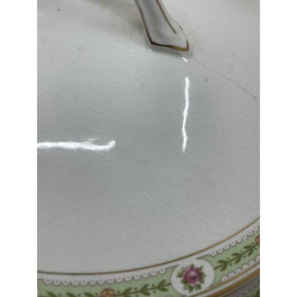 Antique Johnson Brothers Soup Tureen Ironstone with Matching Ladle White - Picture 5 of 16